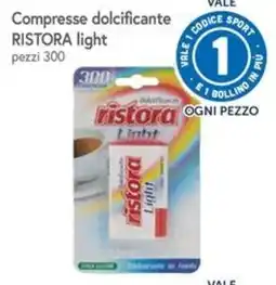 Famila Comprese dolcificante RISTORA light offerta