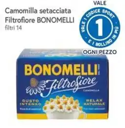 Famila Camomilla setacciata Filtrofiore BONOMELLI offerta