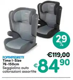 B di Bimbi Foppapedretti Time I-Size offerta