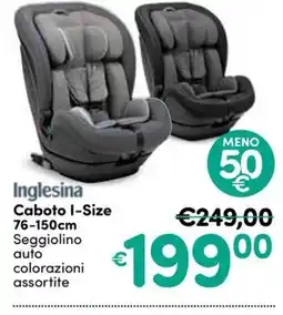 B di Bimbi Inglesina Caboto I-Size offerta