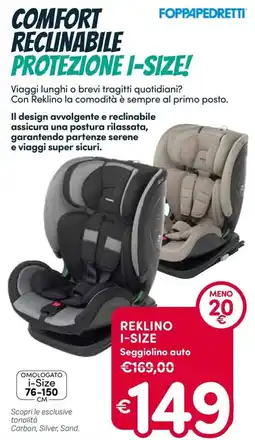 B di Bimbi Reklino I-Size offerta