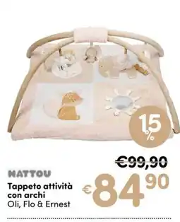 B di Bimbi Tappeto attività con archi Oli, Flo & Ernest offerta