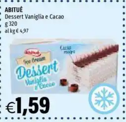 Hurrà Abitué Dessert Vaniglia e Cacao offerta