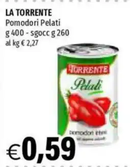 Hurrà La Torrente Pomodori Pelati offerta