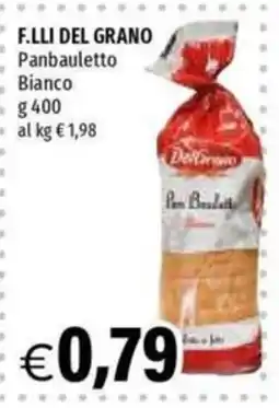 Hurrà Panbauletto Bianco F.LLI DEL GRANO offerta