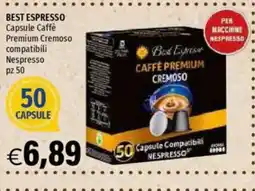 Hurrà Best Espresso Capsule Caffè Premium Cremoso offerta
