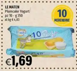 Hurrà Le Maten Plumcake Yogurt offerta