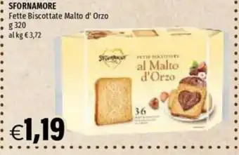 Fette Biscottate Malto d'Orzo