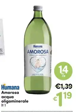 B di Bimbi Humana Amorosa acqua oligominerale offerta