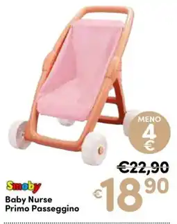 B di Bimbi Smoby Baby Nurse Primo Passeggino offerta