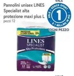 Famila Pannolini unisex LINES Specialist alta protezione offerta