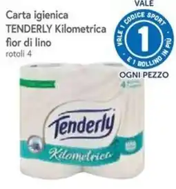 Famila Carta igienica Tenderly Kilometrica fior di lino offerta