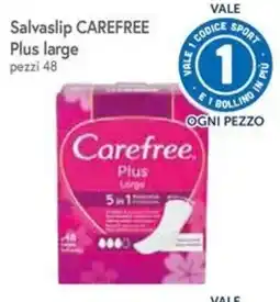 Famila Salvaslip Carefree Plus large offerta