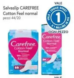 Famila Salvaslip Carefree Cotton Feel normal offerta