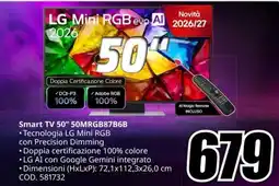 MediaWorld LG Smart TV 50" offerta