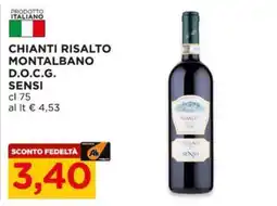 Alì Supermercati Chianti Risalto Montalbano D.O.C.G. Sensi offerta