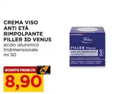 Alì Supermercati Crema viso anti età rimpolpante filler 3d venus offerta