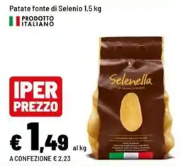 Iper La Grande Patate fonte di Selenio offerta