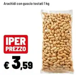 Iper La Grande Arachidi con guscio tostati offerta