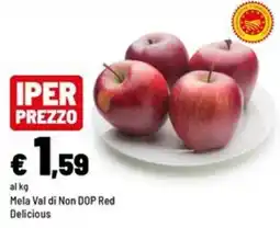 Iper La Grande Mela Val di Non DOP Red Delicious offerta