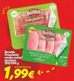 Iper Super Conveniente Beretta Prosciutto crudo-cotto/tacchino offerta