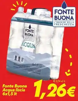 Iper Super Conveniente Fonte Buona Acqua liscia offerta