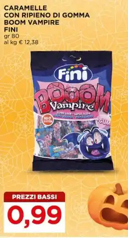 Alì Supermercati Caramelle con ripieno di gomma Boom Vampire Fini offerta