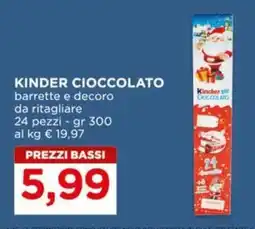 Alì Supermercati Kinder Cioccolato offerta
