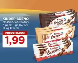 Alì Supermercati Kinder Bueno classico/white/dark offerta