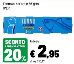 Iper La Grande Tonno al naturale Iper offerta