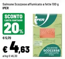 Iper La Grande Salmone Scozzese affumicato offerta