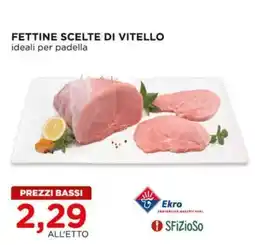 Alì Supermercati Fettine scelte di vitello offerta