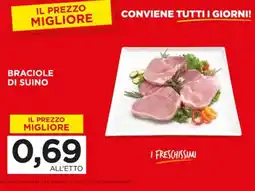 Alì Supermercati Braciole di suino offerta