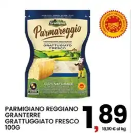 Interspar Parmareggio Parmigiano Reggiano Grattuggiato Fresco offerta