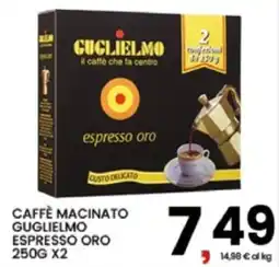 Interspar Caffè macinato Guglielmo espresso oro offerta