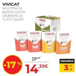 Arcaplanet Vivicat multipack busta gatto offerta