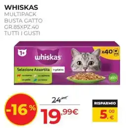 Arcaplanet Whiskas busta gatto offerta