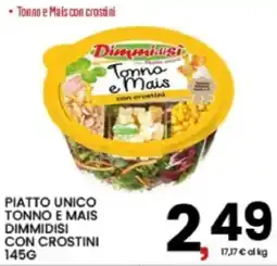 Interspar Tonno e Mais con crostini Dimmidisi offerta
