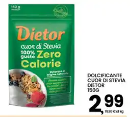 Interspar Dolcificante cuor di stevia Dietor offerta