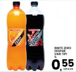 Interspar Bibite zero Despar offerta