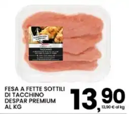 Interspar Fesa a fette sottili di tacchino Despar Premium offerta