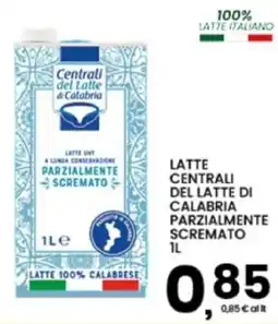 Interspar Latte centrali del latte di calabria parzialmente scremato offerta
