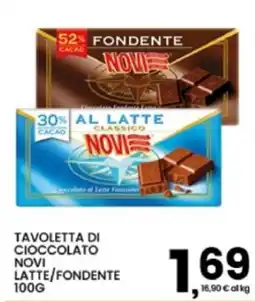 Interspar Tavoletta di cioccolato Novi latte/fondente offerta