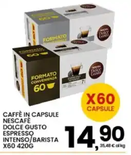 Interspar Caffè in capsule Nescafé Dolce Gusto Espresso Intenso/Barista offerta