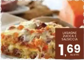 Interspar Lasagne zucca e salsiccia offerta