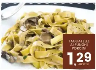 Interspar Tagliatelle ai funghi porcini offerta