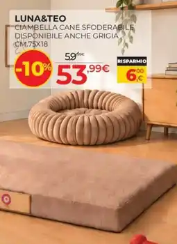 Arcaplanet Ciambella cane sfoderabile offerta