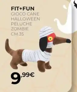 Arcaplanet Fit+Fun Gioco Cane Halloween Peluche Zombie offerta