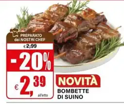 Il Gigante Bombette di suino offerta