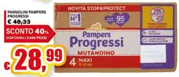 Il Gigante Pampers Progressi Mutandino offerta
